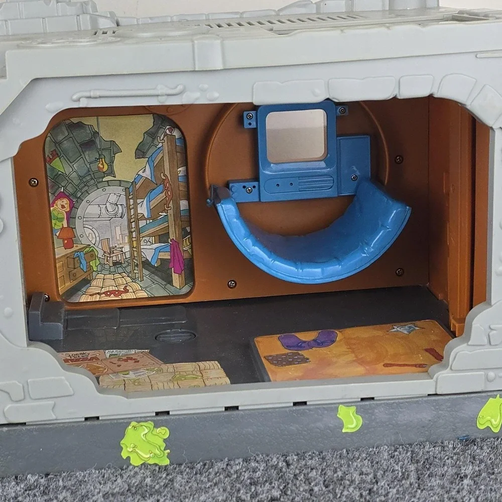 VTG 1989 TMNT Mutant Ninja Turtles Playmates Sewer Lair Playset Near Complete S